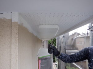 軒天井　施行中