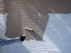 サイディング　施行中