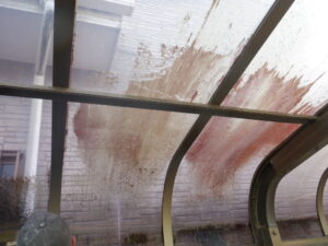 カーポートの洗浄